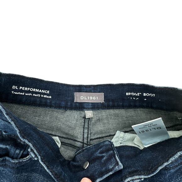 DL1961 Bridget Boot High Rise Instasculpt 33" in Mediterranean 24 - Picture 5 of 8